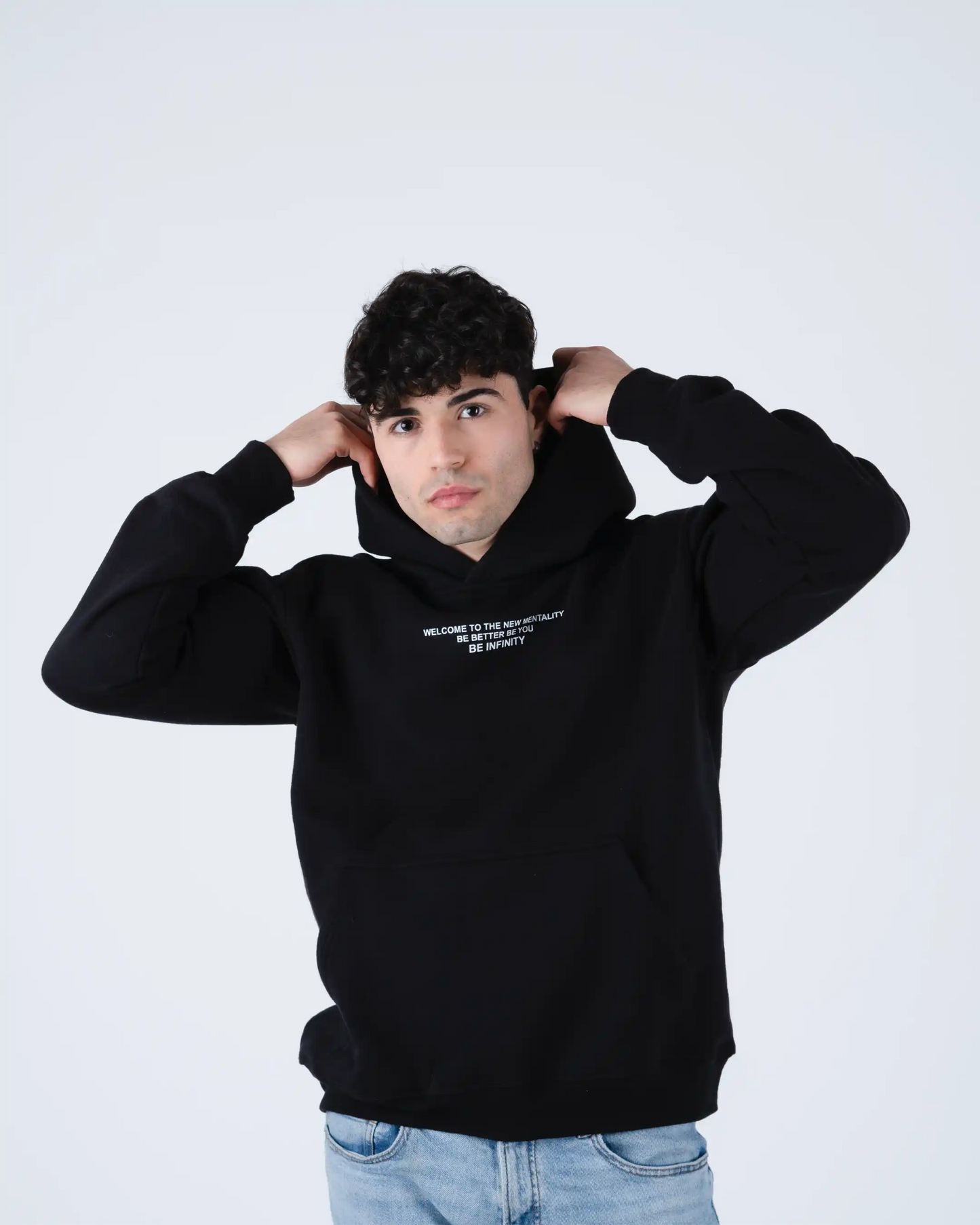 IDENTITY BLACK  HOODIE