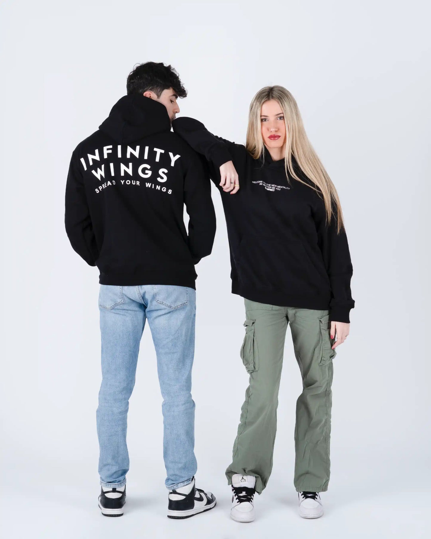 IDENTITY BLACK  HOODIE